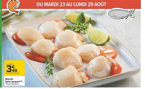 Promo Noix De Saint Jacques Chez Carrefour Icatalogue Fr