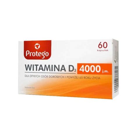 Protego Witamina D 4000 dla dorosłych 60 kapsułek Manada pl