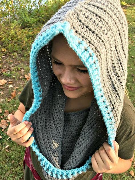 Hooded Shawl Crochet Pattern Np