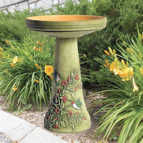 Perfect For Daily Use Buy Birds Choice Bird Baths Hand Crafted Glazed