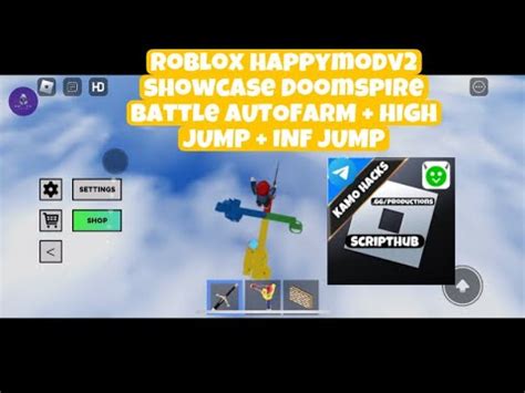 NEW OP ROBLOX HAPPYMODV2 IOS SHOWCASE Doomspire Battle AUTOFARM HIGH