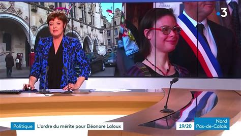 Arras Éléonore Laloux Conseillère municipale au JT de France 3 le 15