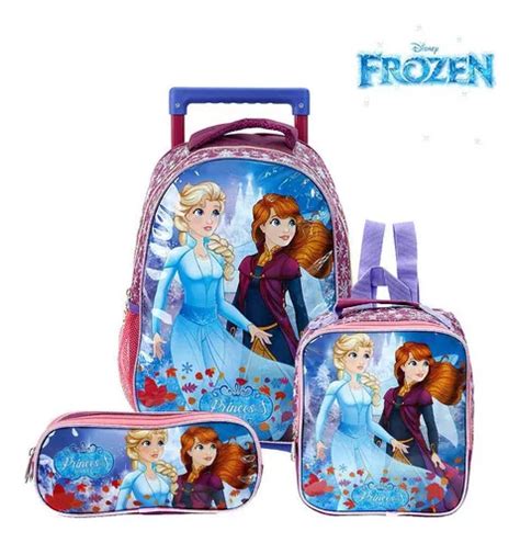 Kit De Mochila Escolar Infantil Frozen De Anna Y Elsa Mercadolibre