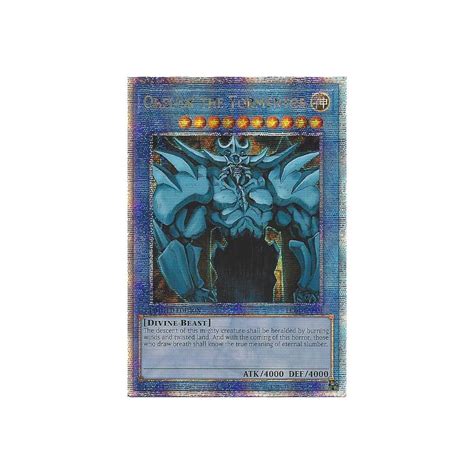 Yu Gi Oh Trading Card Game QUARTER CENTURY RARE LC01 EN001 Obelisk