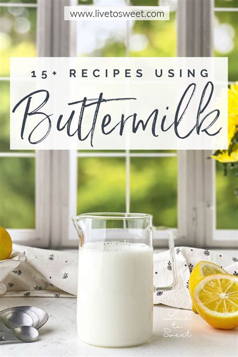 15 Buttermilk Dessert Recipes