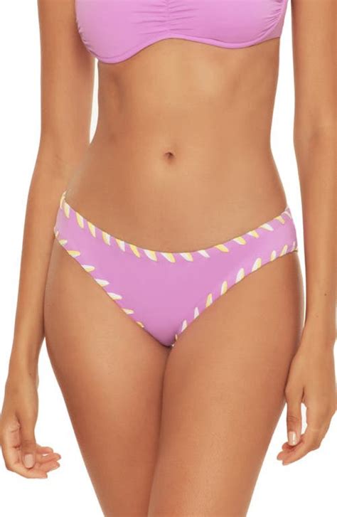 Buy Becca Camille Reversible Bikini Bottoms Orchid Sea Glass At