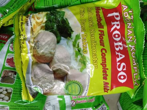 Probaso Tepung Adonan Bakso 250 Gram Lazada