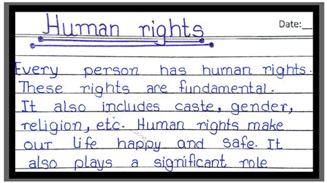 Essay On Human Rights Lines On Human Rights Human Rights Essay