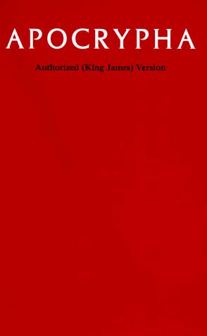 Apocrypha, King James Version | Apocrypha, King james version, Hardcover book