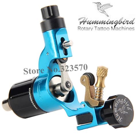 Original Hummingbird Blue Gen Rotary Tattoo Machine Swiss Motor Free