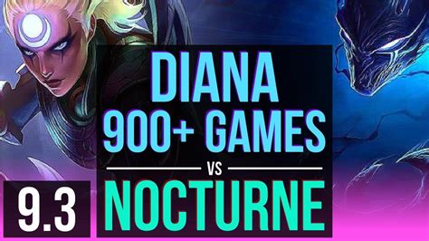 Diana Vs Nocturne Mid Games Early Solo Kills Kda