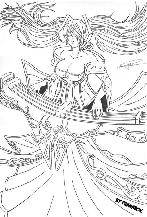 Pixie Kenpachi On League Of Legends Coloring Page Coloring Home