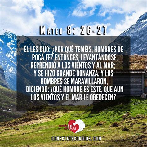 mateo 8 26 27 Conéctate Con Dios