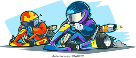 Cartoon Go Kart Racing