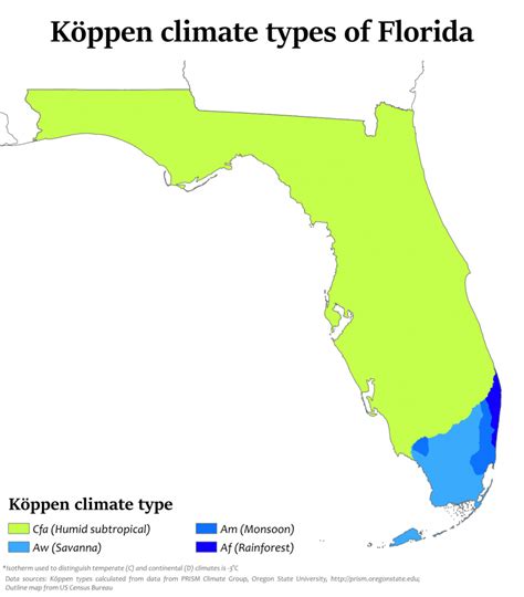 Climate Of Florida Wikipedia Florida State Weather Map Printable Maps