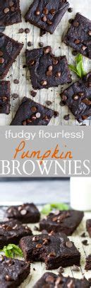 Extra Fudgy Gluten Free Pumpkin Brownies Joyful Healthy Eats