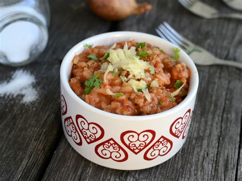 Pomidorowe Risotto Z Mi Sem Mielonym Przepis Przyslijprzepis Pl