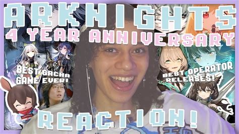 Arknights 4th Anniversary Beat Every Gacha Game Arknights Reaction Youtube