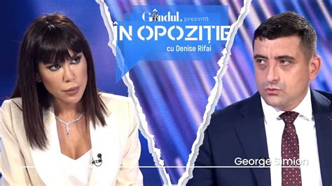 În Opoziție cu Denise Rifai George Simion Nu pot estima câți BANI