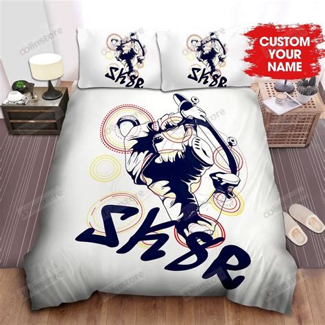 Personalized Skater Graffiti Graphic Bed Sheets Spread Comforter Duvet