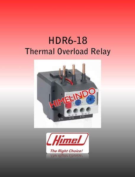 Jual HIMEL Thermal Overload Relay HDR6 18 0 10 0 15A Di Lapak Ganesia