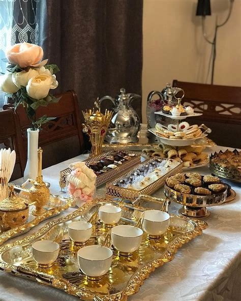 Eid in Algeria traditional algerian table الأصالة و الفخامة