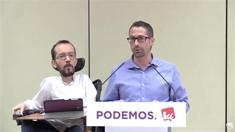 Izquierda Unida Y Podemos Anuncian Un Preacuerdo Electoral Para