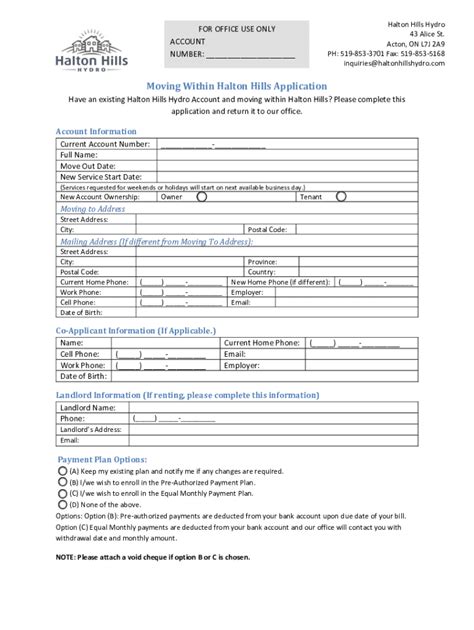 Fillable Online Halton Hills Hydro Frequently Asked Questions Updated