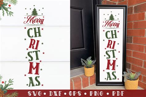 Merry Christmas Christmas Porch Sign Svg Christma Sign Svg By