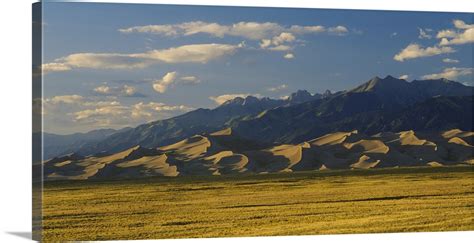 Sand dunes on a landscape, Great Sand Dunes National Monument, San Luis ...