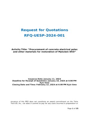 Request For Quotations For Supply And Delivery Of Reinforced Doc