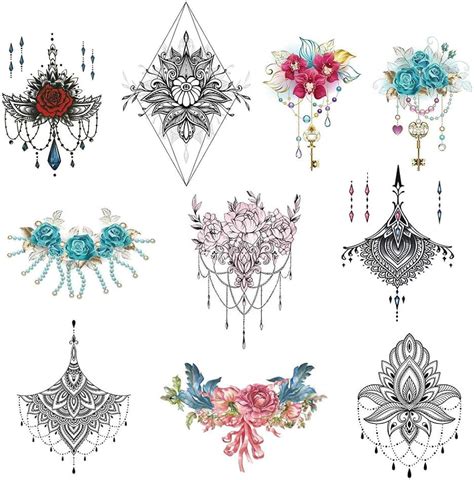 Details 78 Lace Sternum Tattoos In Cdgdbentre