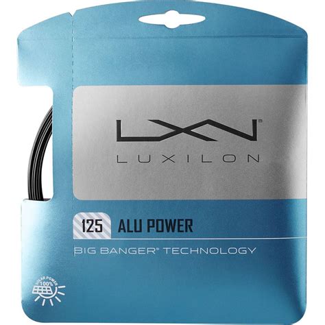 Luxilon ALU Power 125 Black Tennis String | Tennis-Point