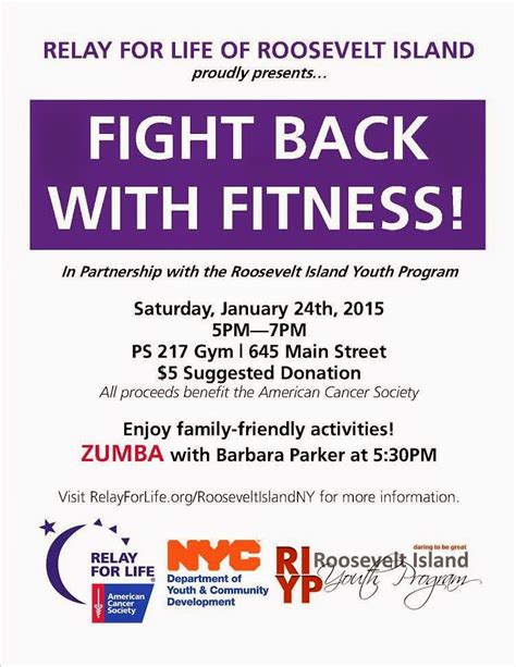 Roosevelt Islander Online Fight Back With Fitness Event Presented By