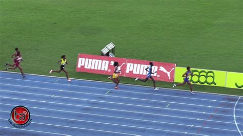 Carifta Games Trials U17 Girls 800m Final Youtube