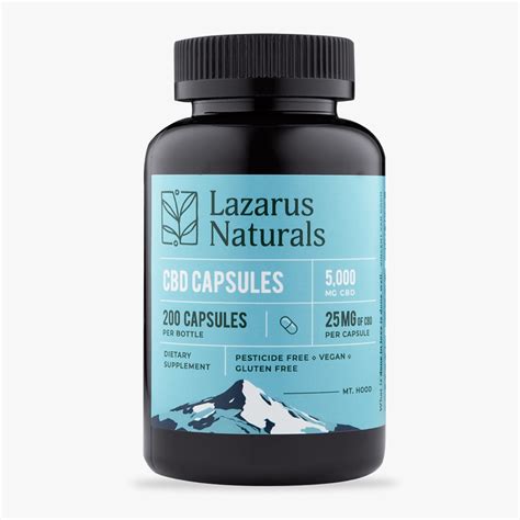 Lazarus Naturals Full Spectrum Cbd Capsules Healing Botanica