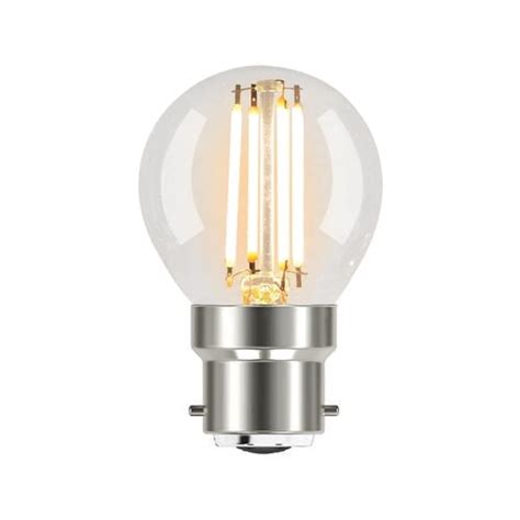 Luce Bella Round Filament B22 Dimmable Led 450 Lumen Warm White 4 5