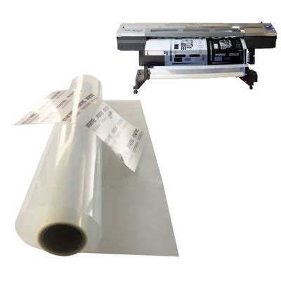 Large Format Milky Transparent Digital Screen Print Film Waterproof