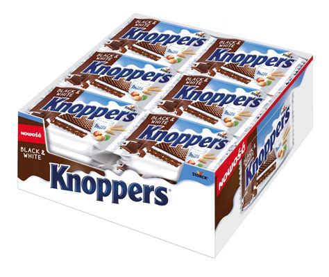 Wafle Knoppers Black White 24 Szt Storck 148624007 ERLI Pl