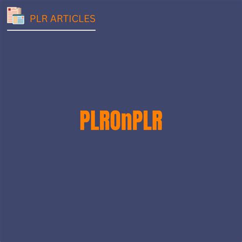 PLR On PLR – Pro PLR Packs