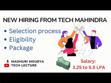 Bulk Hiring From Tech Mahindra Salary To Lpa Youtube