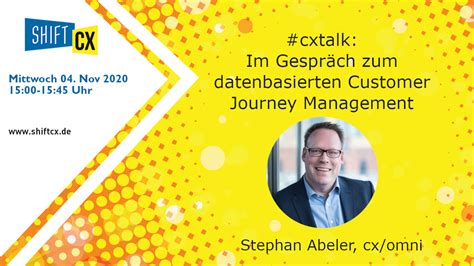 SHIFT CX Stephan Abeler Mit Einem Systematischen Kundenfeedback