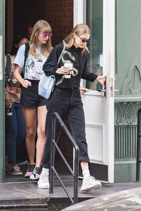 Taylor Swift hangs out with Gigi Hadid in NYC