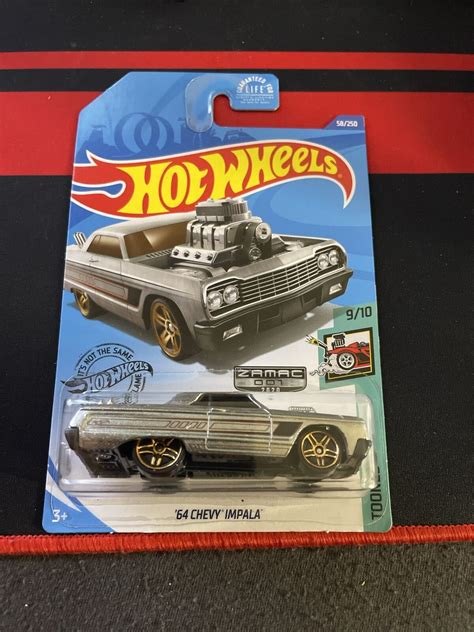 Hot Wheels Tooned Silver Chevy Impala Zamac Ebay