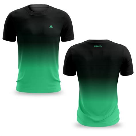 Camiseta Feminina Masculina Dry Fit Esportiva Degradê Verde Shopee Brasil