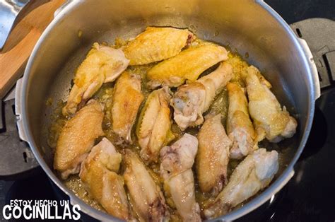 Receta De Alitas De Pollo En Salsa De Vino Blanco