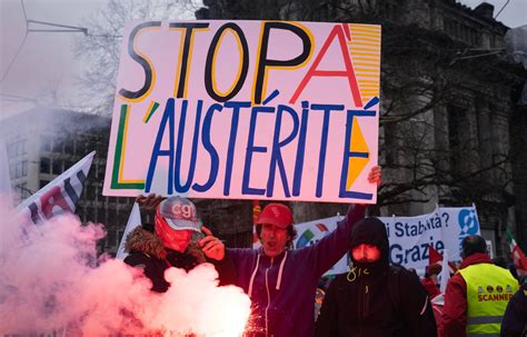 Europe Des milliers de manifestants dans la rue à Bruxelles contre