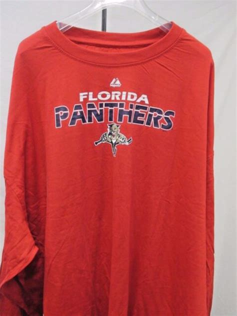 Florida Panthers Mens Big And Tall Majestic Long Sleeve Shirt Nhl Ebay