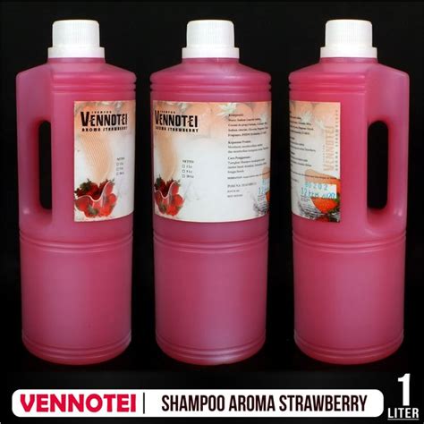 Jual Shampoo Sampo Salon Aroma Strawberry Vennotei Aroma Strawberry