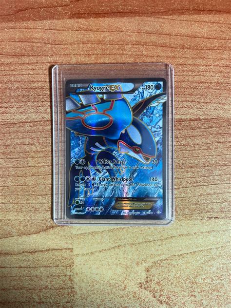 Xy Primal Clash Kyogre Ex Full Art Ultra Rare Pok Mon Tcg Fa